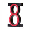 Número LED Neon 8 Ancho 90Mm Alto 161Mm Fondo 38Mm - -