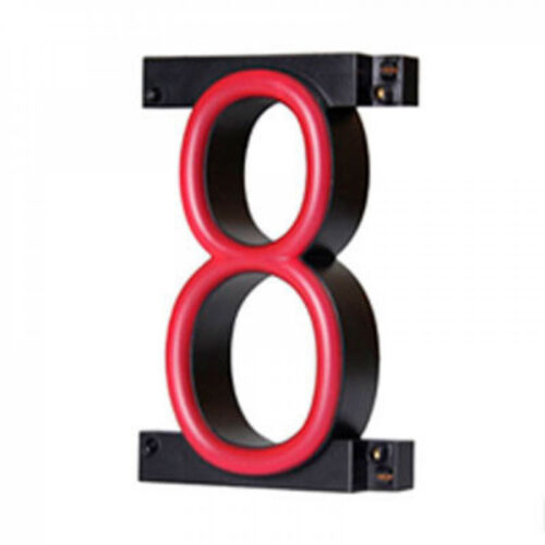 Número LED Neon 8 Ancho 90Mm Alto 161Mm Fondo 38Mm - -