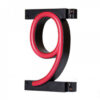 Número LED Neon 9 Ancho 90Mm Alto 161Mm Fondo 38Mm - -