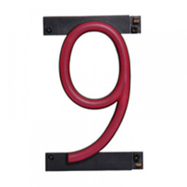 Número LED Neon 9 Ancho 90Mm Alto 161Mm Fondo 38Mm - -
