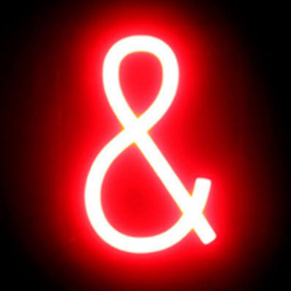 Signo LED Neon & Ancho 108Mm Alto 161Mm Fondo 38Mm - -