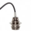 Pendel E27 Cable 1000 X 0,75Mm Tela - Rosetón [SC-MPL008]