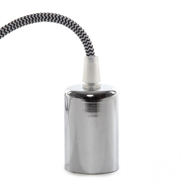 Pendel E27 Cable 1000 X 0,75Mm Tela - Rosetón [SC-MPL014]