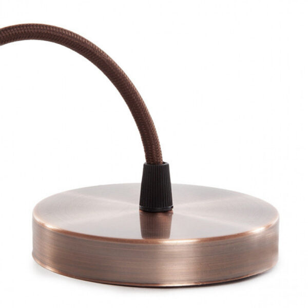 Pendel E27 Cable 1000Mm 0,75Mm Tela - Rosetón [SC-MPL018]