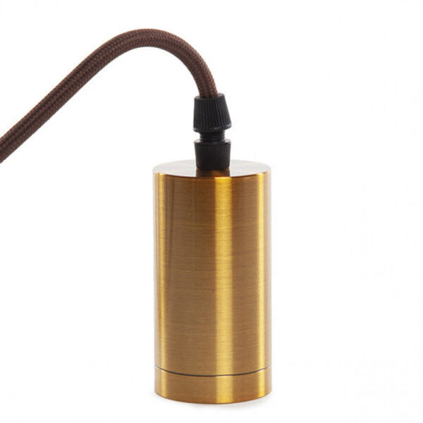 Pendel E27 Cable 1000 X 0,75Mm Tela - Rosetón [SC-MPL020]