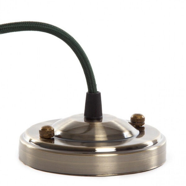 Pendel E27 Cable 1000 X 0,75Mm Tela - Rosetón [SC-MPL021]