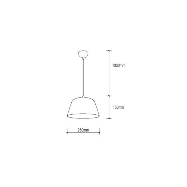 Lámpara Colgante "Presley"  [SKD-P032-S-P]
