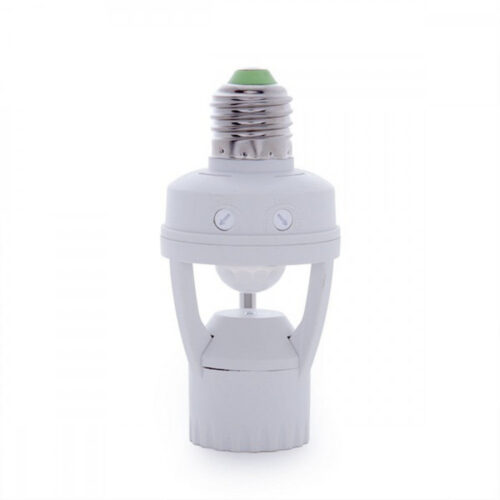 Adaptador E27 Detector de Proximidad - Sensor Crepuscular