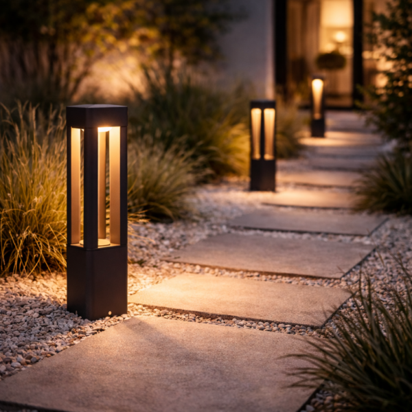 Lámpara de Suelo 10W  648Lm 2700ºK LED Exterior IP54 Sahiwal 40.000H [SL16-081A_G-WW]