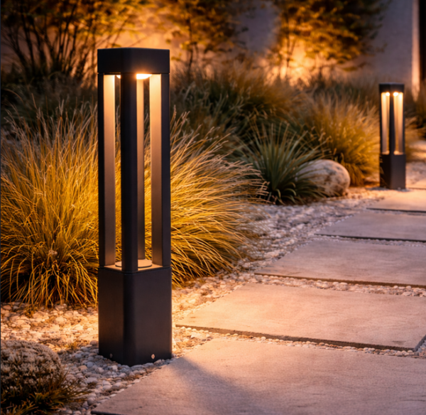 Lámpara de Suelo 10W  648Lm 2700ºK LED Exterior IP54 Chesapeake 40.000H [SL16-083B_G-WW]