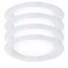 Pack 4 Downlights LED 24W 2.160Lm 6000ºK IP65 Baños/Cocinas 50.000H [SL-DLFS06-24W-CW-PK4]