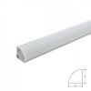 Perfíl Aluminio para Tira LED Instalación Esquinas - Difusor Opal x 2M