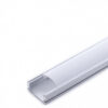 Perfíl Aluminio para Tira LED - Difusor Opal x 1M