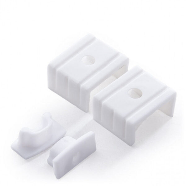 Perfíl Aluminio para Tira LED - Difusor Opal x 1M