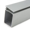 Perfíl Aluminio para Tira LED Estanterías Cristal Espesor 8Mm - Alojamiento Transformador x 2M