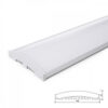 Perfíl/Luminaria Aluminio 10 X Tira LED - Difusor Opal  x 1M