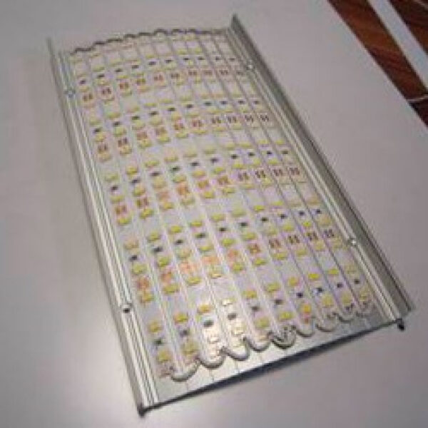 Perfíl/Luminaria Aluminio 10 X Tira LED - Difusor Opal  x 1M