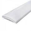 Perfíl/Luminaria Aluminio 10 X Tira LED - Difusor Opal  x 1M