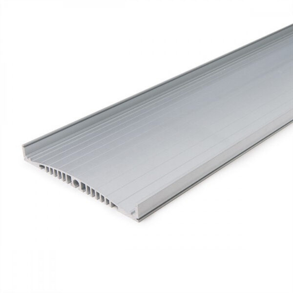 Perfíl/Luminaria Aluminio 10 X Tira LED - Difusor Opal  x 1M