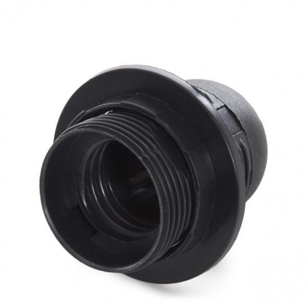 tb_e27b_0 Portalámparas E27 Negro