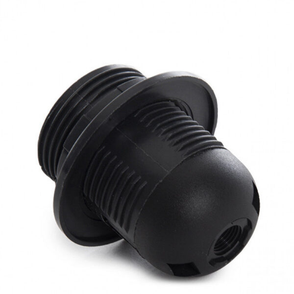 tb_e27b_1 Portalámparas E27 Negro