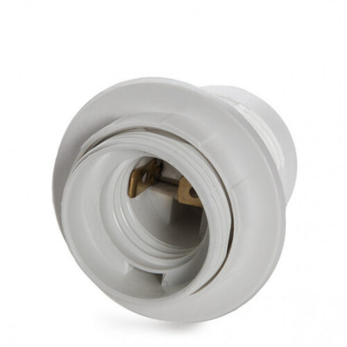 tb_e27w_0-4 Portalámparas E27 Blanco