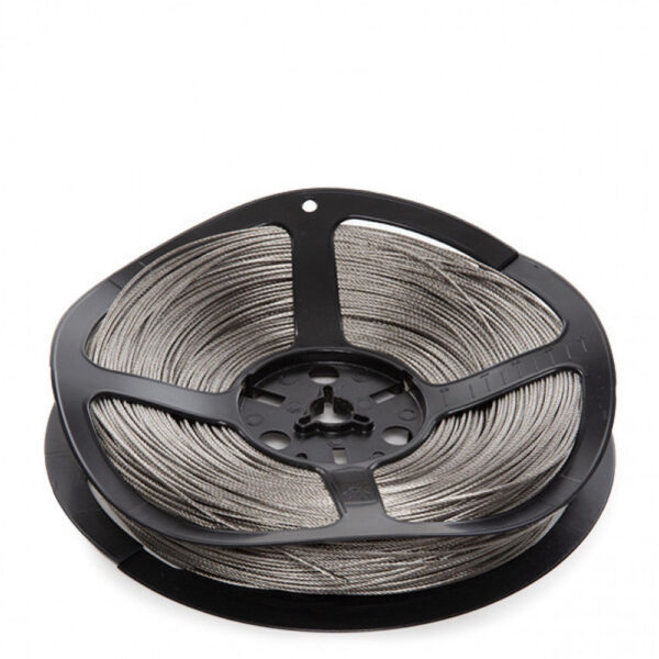 Cable Acero Inoxidable Suspensión Luminaria-Perfil Ø1,2Mm (Por Metro)