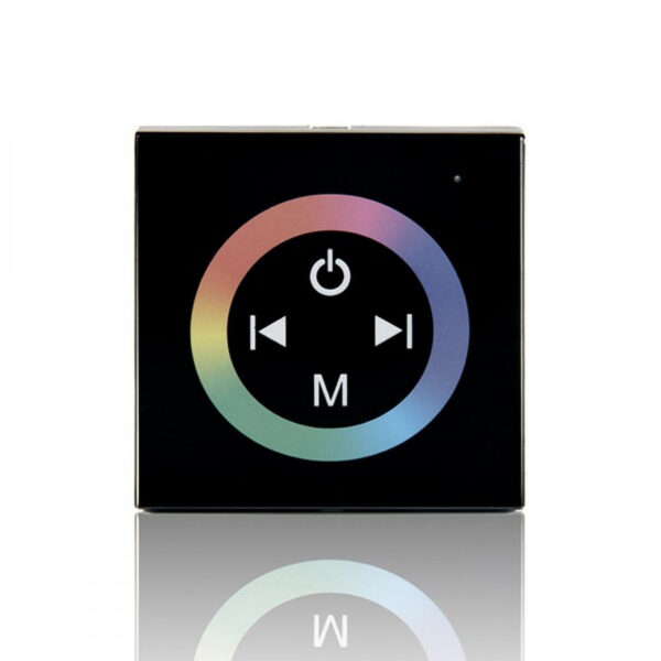 Controlador Empotrable Táctil Tira LED RGB 12-24VDC ► 144/288W