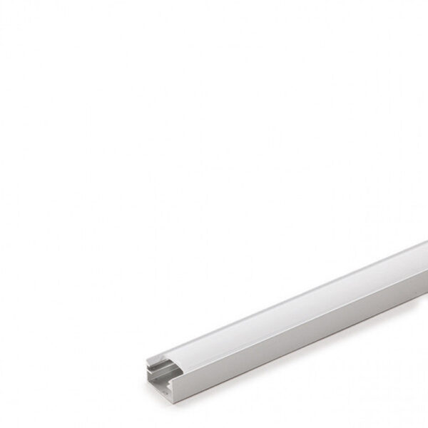 Perfíl Aluminio para Tira LED Difusor Opal 1M WR-1409 x 1M