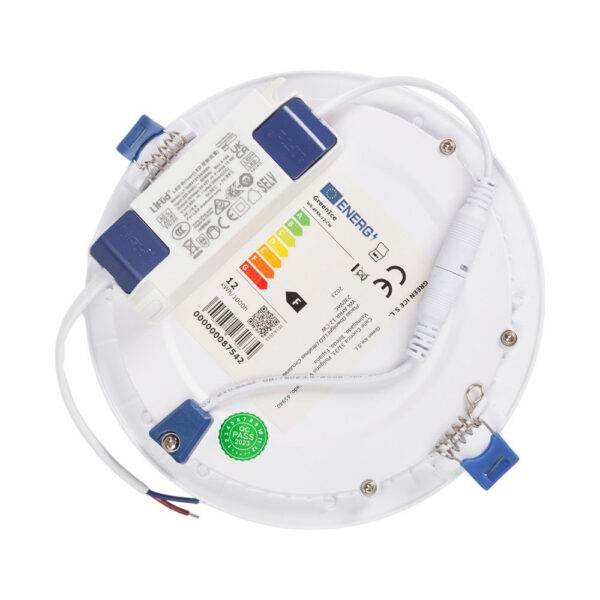Placa LED Circular 12W 1,204Lm Driver Lifud Flicker Free IP20 30,000H [WR-AYRR-12-CW]