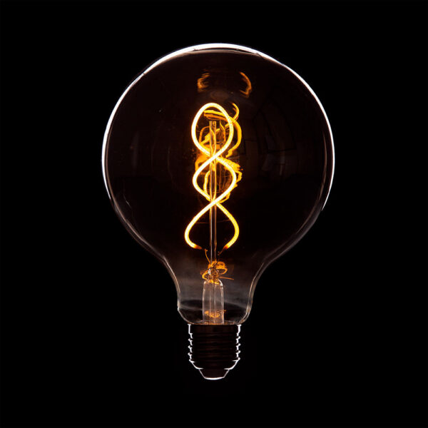 Bombilla LED E27 4W 380Lm 2000ºK Filamento G125 40.000H [WR-G125-4W-R-SG