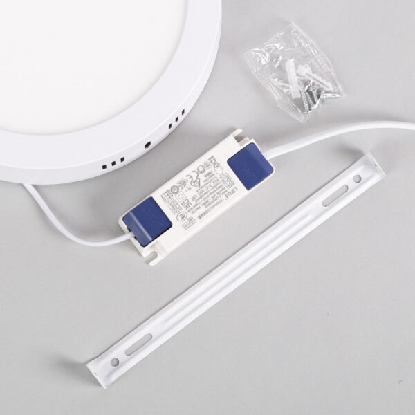 Plafón Circular LED 18W 1,793Lm Driver Lifud Flicker Free IP20 30,000H [WR-MYSR-18-CW]