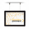 Kit Suspensión Carpeta Poster Display LED A4 2 Caras 12VDC.
