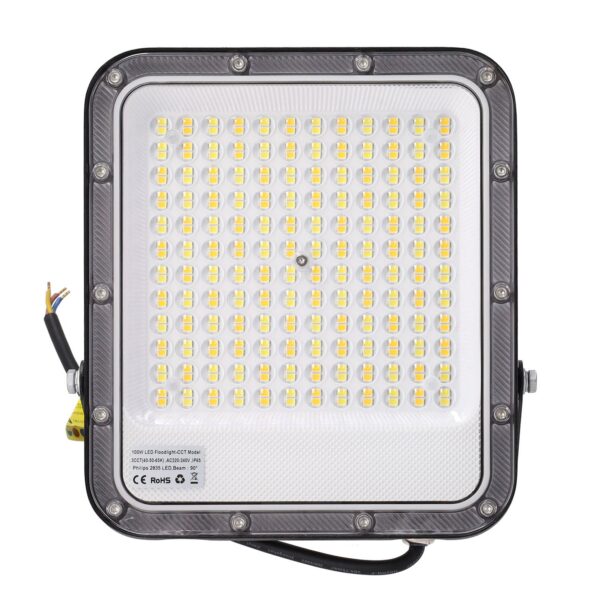 Foco Proyector LED 100W 110Lm/W 90º 220-240VAC IP65 CCT (Tonalidad Luz Regulable) 4000/5000/6500ºK