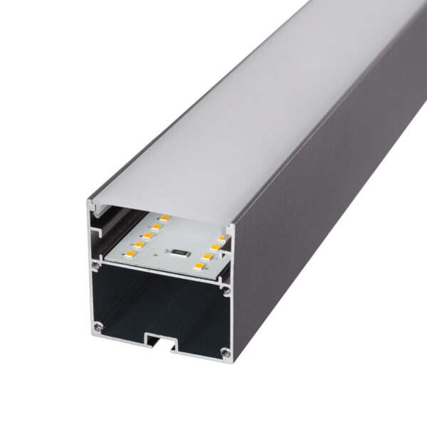 1916_nslnl1500mm_p_w_2 Luminaria Lineal LED Philips 2835 150Cm 50W 4000ºK IP40 Acabado Negro Superficie/Suspendida