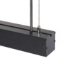 Luminaria Lineal LED Philips 2835 150Cm 50W 4000ºK IP40 Acabado Negro  Superficie/Suspendida