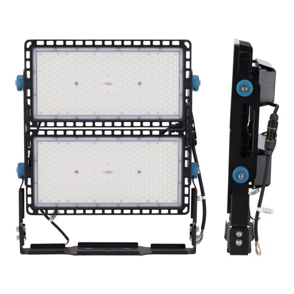 [1916-ST-500W-90-CW] Proyector de Estadio Modular 500W-160Lm/W Meanwell LED Philips 0-10V 90º 6000ºK IP65 100.000H