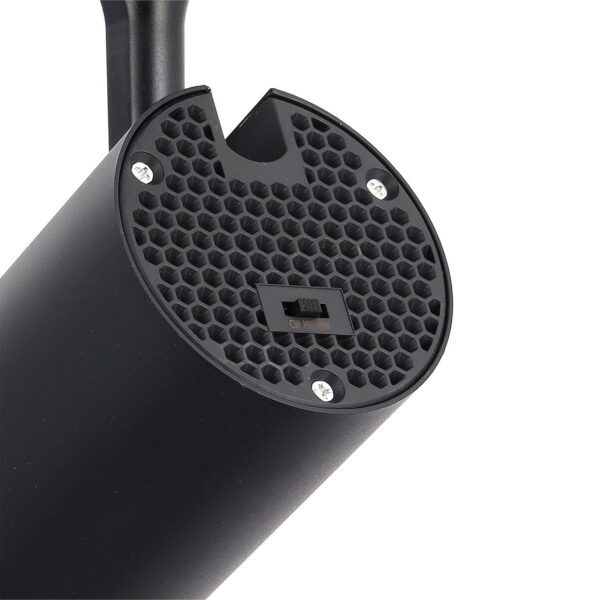 Foco de Carril Monofásico 30W COB Regulable Flicker Free Negro CCT (Tonalidad Luz Regulable) 3000-6000ºK [1916-TL-30W-M-CCT-B])