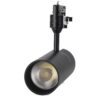 Foco de Carril Trifásico 30W COB Regulable Flicker Free Negro CCT (Tonalidad Luz Regulable) 3000-6000ºK [1916-TL-30W-T-CCT-B]