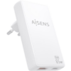 Cargador de Pared GaN Aisens ASCH-65W2P076-W/ 1xUSB Tipo-C/ 1xUSB/ 65W/ Blanco