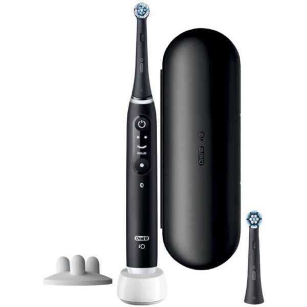 Cepillo Dental Braun Oral-B iO 6/ Incluye 2 Recambios/ Negro