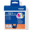 art_bro-c-lc521val_1 Cartucho de Tinta Original Brother LC-521VAL Multipack/ Cian/ Magenta/ Amarillo/ Negro