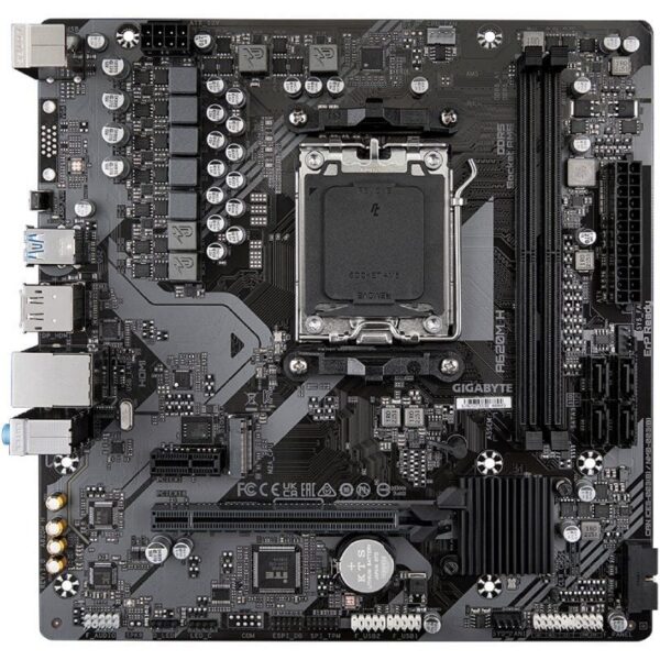Placa Base Gigabyte A620M H Socket AM5/ DDR5/ PCIe 4.0/ Micro ATX