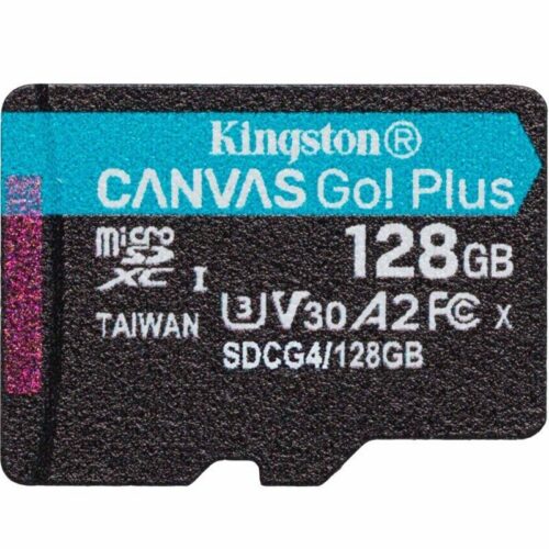 art_kin-microsd20sdcg420128gbsp_1 Tarjeta de Memoria Kingston CANVAS Select Plus 128GB microSD XC/ Clase 10/ 200MBs