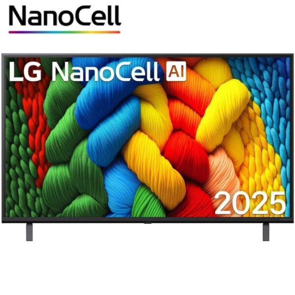 Televisor LG NanoCell 43NANO80A6B 43"/ Ultra HD 4K/ Smart TV/ WiFi