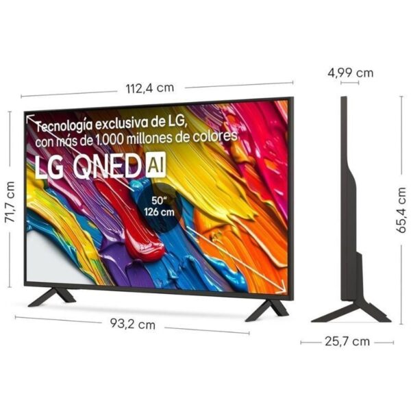Televisor LG QNED 50QNED84A6C 50"/ Ultra HD 4K/ Smart TV/ WiFi