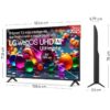 Televisor LG UHD 55UA74006LB 55"/ Ultra HD 4K/ Smart TV/ WiFi