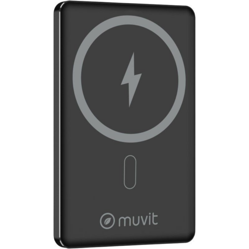 art_muv-bat20mcchp0009_1 Powerbank 5000mAh Muvit For Change MCCHP0009/ 20W/ Wireless/ Negra/ Incluye Cable USB Tipo-C