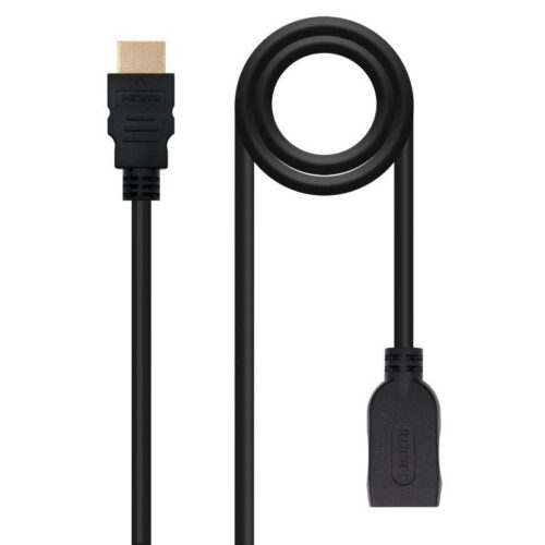 art_nan-cab20102015201013_1 Cable Alargador HDMI Nanocable 10.15.1013/ HDMI Macho - HDMI Hembra/ 3m/ Negro