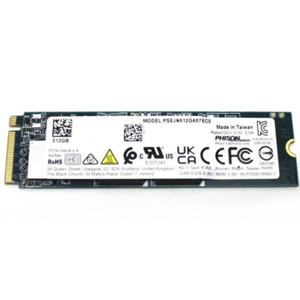 Disco SSD Phison PSENN512GA87QC0 512GB/ M.2 2280 PCIe Gen4/ Full Capacity